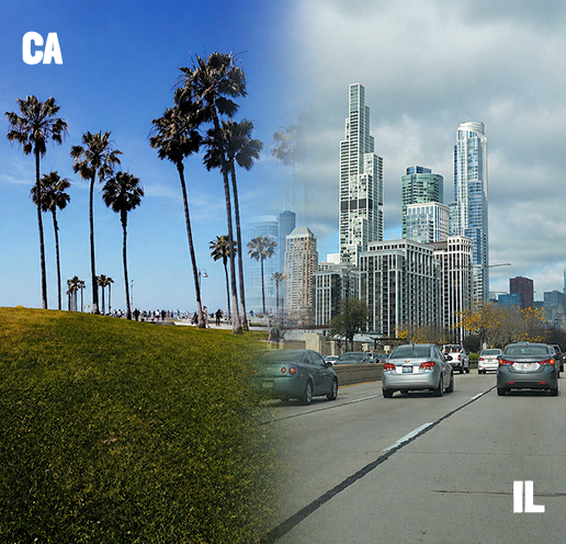 California to Illinois Car Shipping