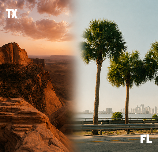 Texas to Florida Auto Transport