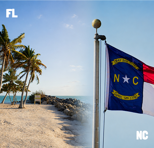 Florida to North Carolina Car Shipping